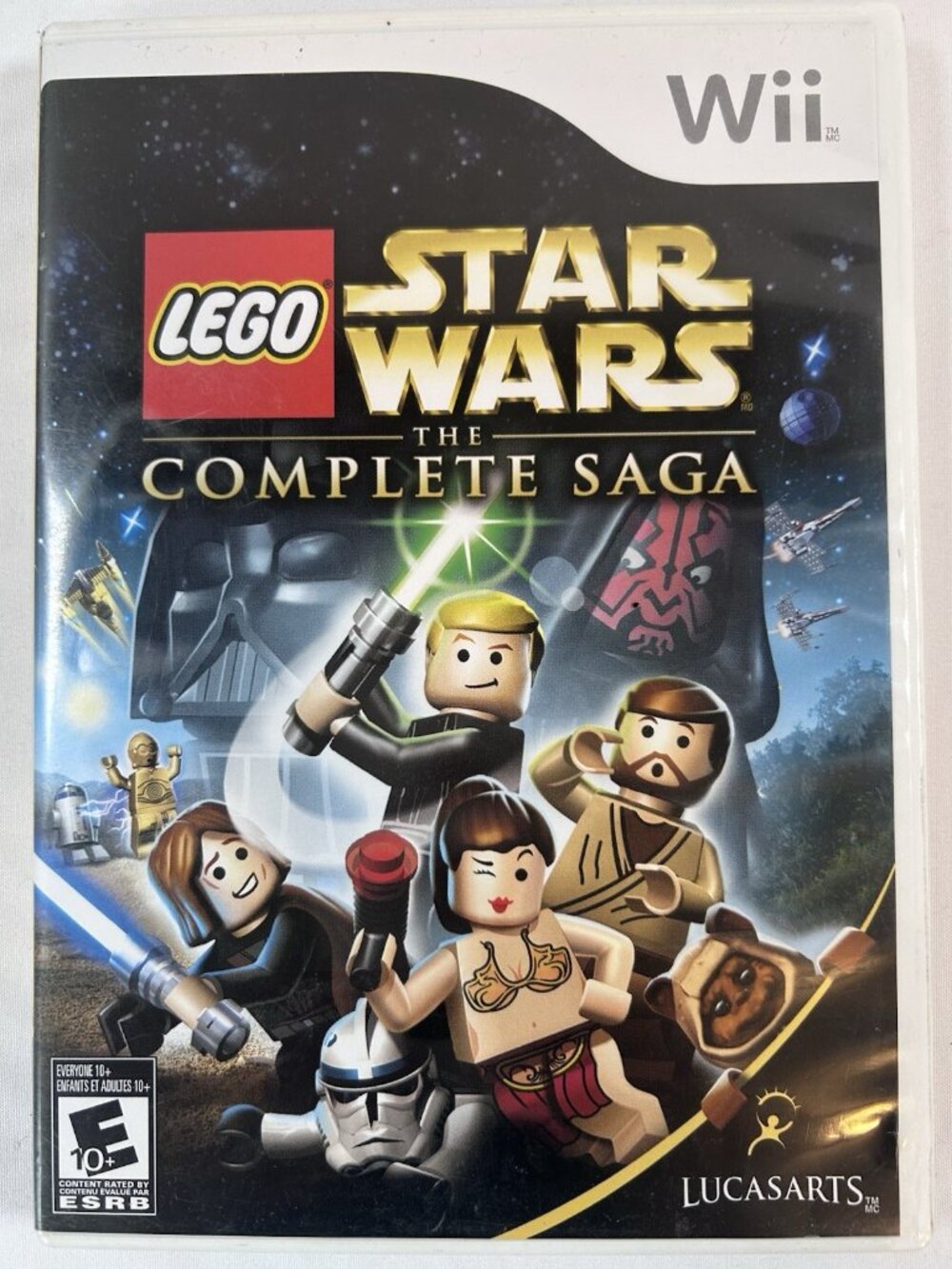 LEGO Star Wars The Complete Saga Nintendo Wii Complete CIB Manual Tested